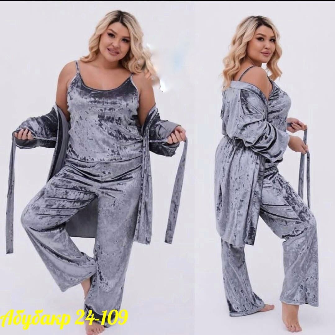 пижама тройка велюр,комплект пижама,комплект пижамный тройка велюр,велюровый комплект,пижама велюр