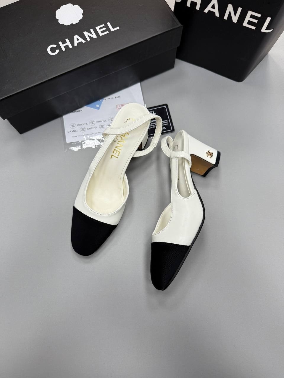 босоножки chanel,туфли chanel,босоножки шанель оригинал,chanel сандалии открытой пяткой,босоножки на каблуке chanel чёрные