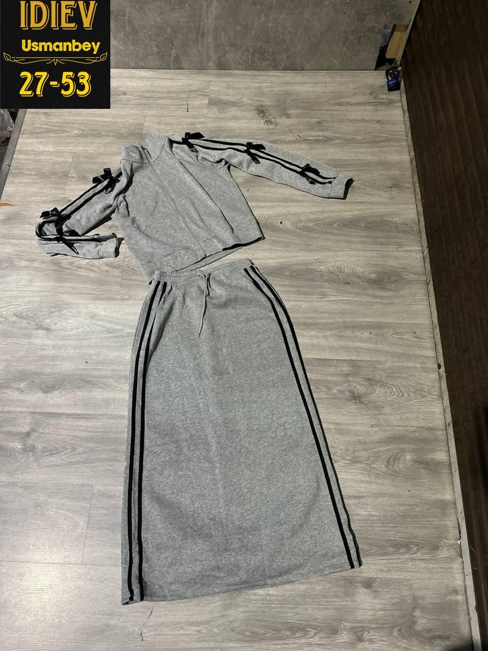 трикотажный костюм с юбкой,юбочная двойка трехнитка начес мусульманская одежда amina-shop,трикотажный костюм женский с юбкой,костюм с юбкой,костюм женский