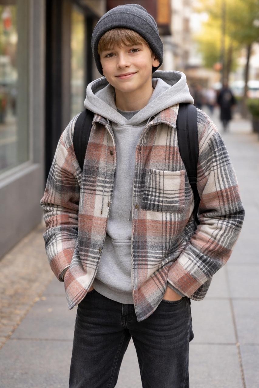 рубашка в клетку фланелевая теплая happyfox,детская теплая фланелевая рубашка в клетку с капюшоном happy fox,детская теплая фланелевая рубашка в клетку,теплая фланелевая рубашка в клетку с капюшоном д