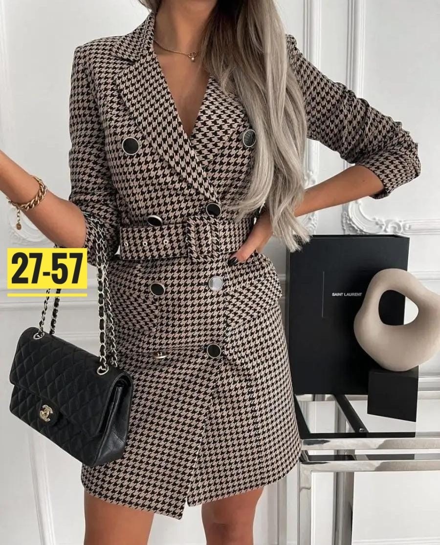 платье пиджак гусиная лапка,платье-пиджак,женский длинный пиджак в клетку,платье пиджак в клетку,клетчатое платье пиджак