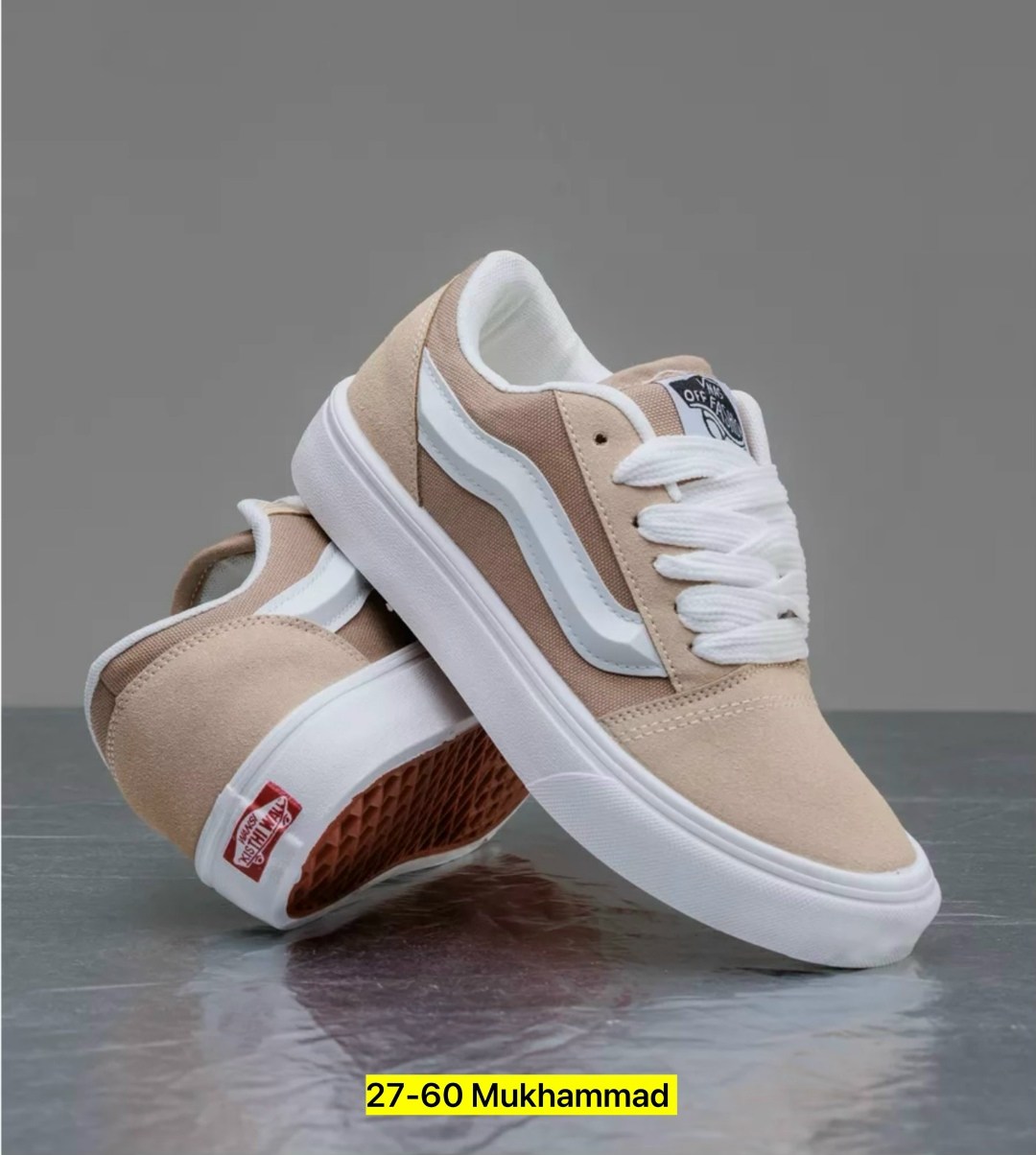 ,кроссовки vans old skool,кроссовки vans,кроссовки vans knu skool beige white tan,кеды vans