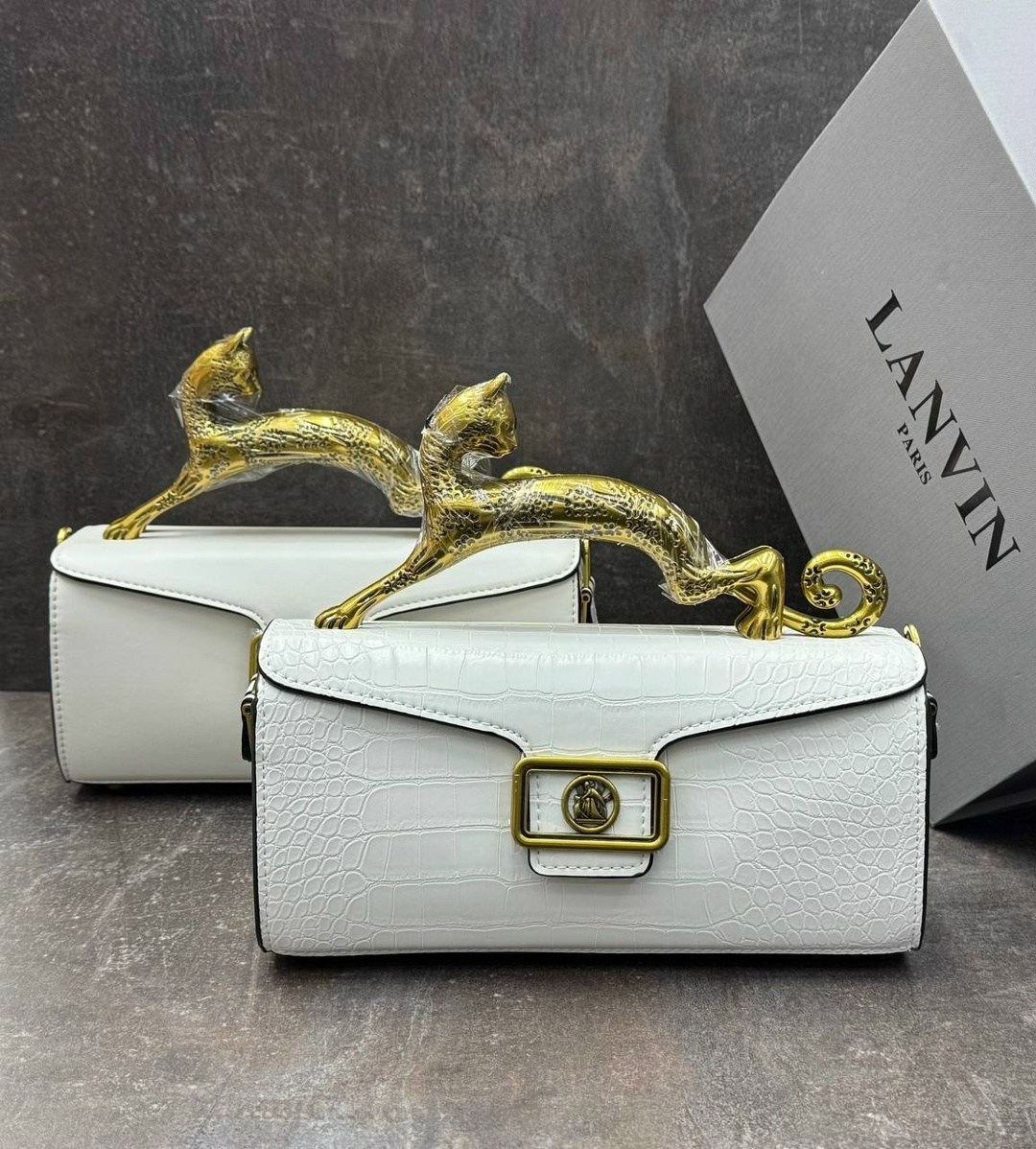 сумка lanvin,сумка женская lanvin cat bag кожа черная,сумка lanvin натуральная кожа,сумка lanvin багет с ручкой пантерой,сумка lanvin 25х12 см натуральная кожа