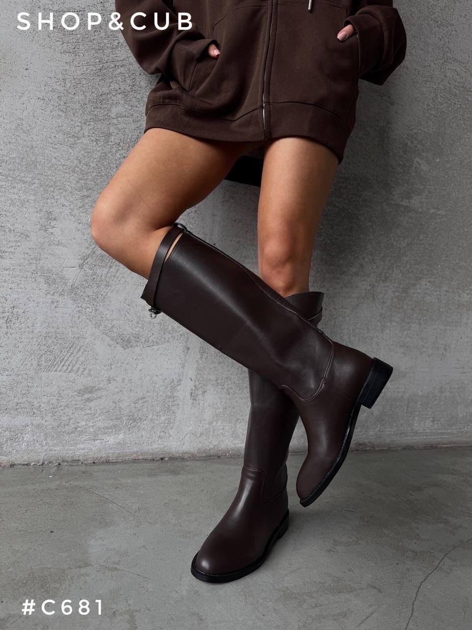 сапоги трубы,сапоги трубы жокейские демисезон ango shoes,стильные сапоги,сапоги трубы демисезонные цвет коричневый,сапоги трубы демисезонные