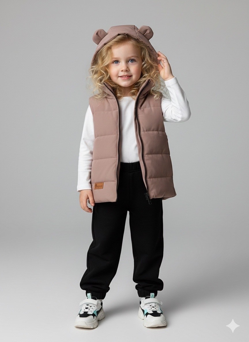 жилетка для девочки,жилетка детская,детский жилет,жилет для девочек,жилетка теплая