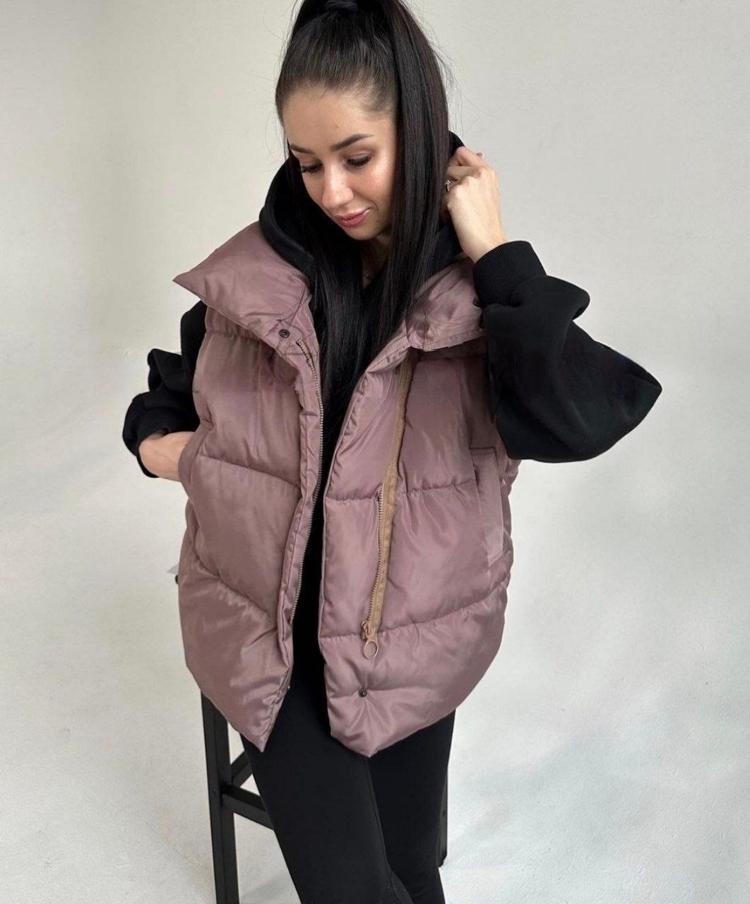 жилетка женская,жилет,жилетка теплая,жилетка укороченная,жилетка