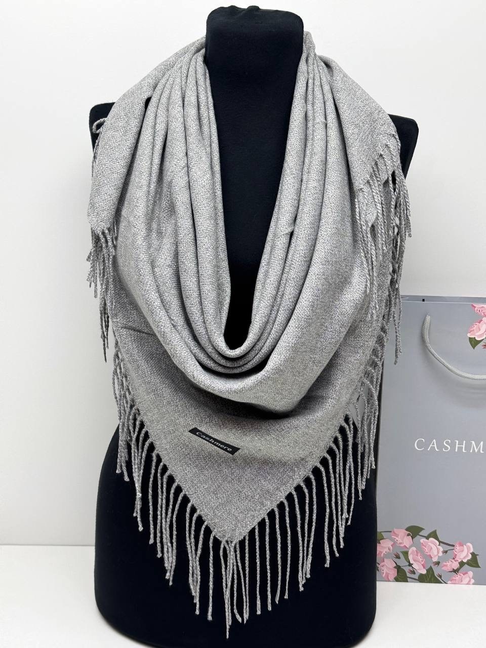 платок квадратный двусторонний кашемир,платки кашемир,шарф кашемировый женский однотонный,теплый кашемировый платок,платки шарф