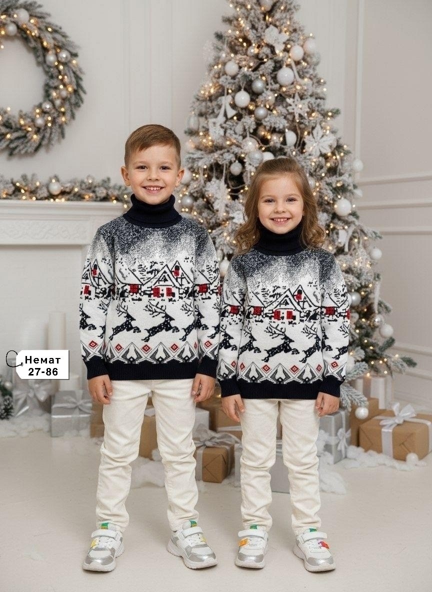 новогодние свитера детские,кофта новогодняя,свитер новогодний,детский рождественский свитер для мальчиков pulltonic,детский новогодний свитер