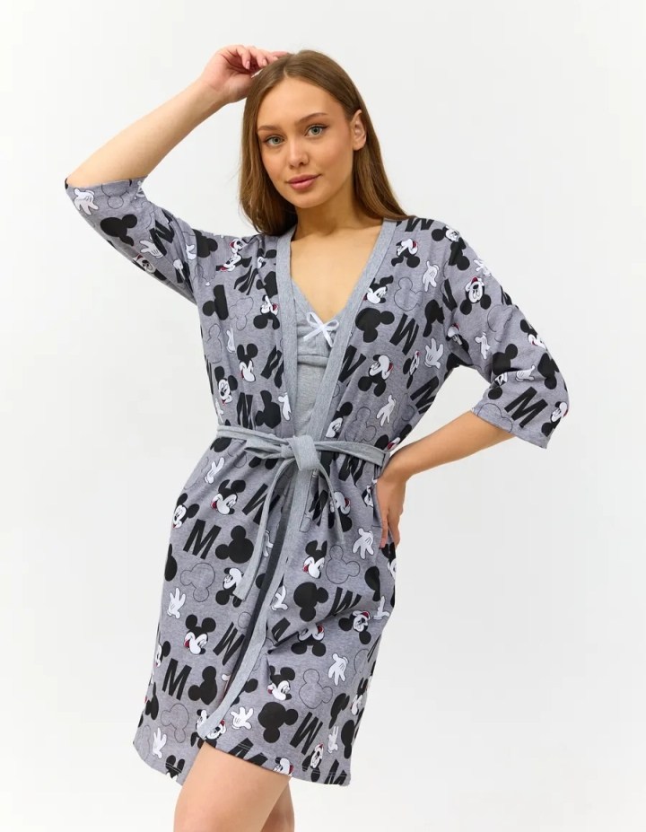 женские халаты,комплект халат сорочка,комплект пеньюар,пеньюар женский комплект,комплект халат