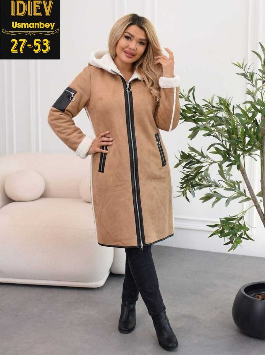 женская дубленка,дубленка женская арт. 1403748,дубленка удлиненная,каляев дублёнки женские,дубленка женская длинная