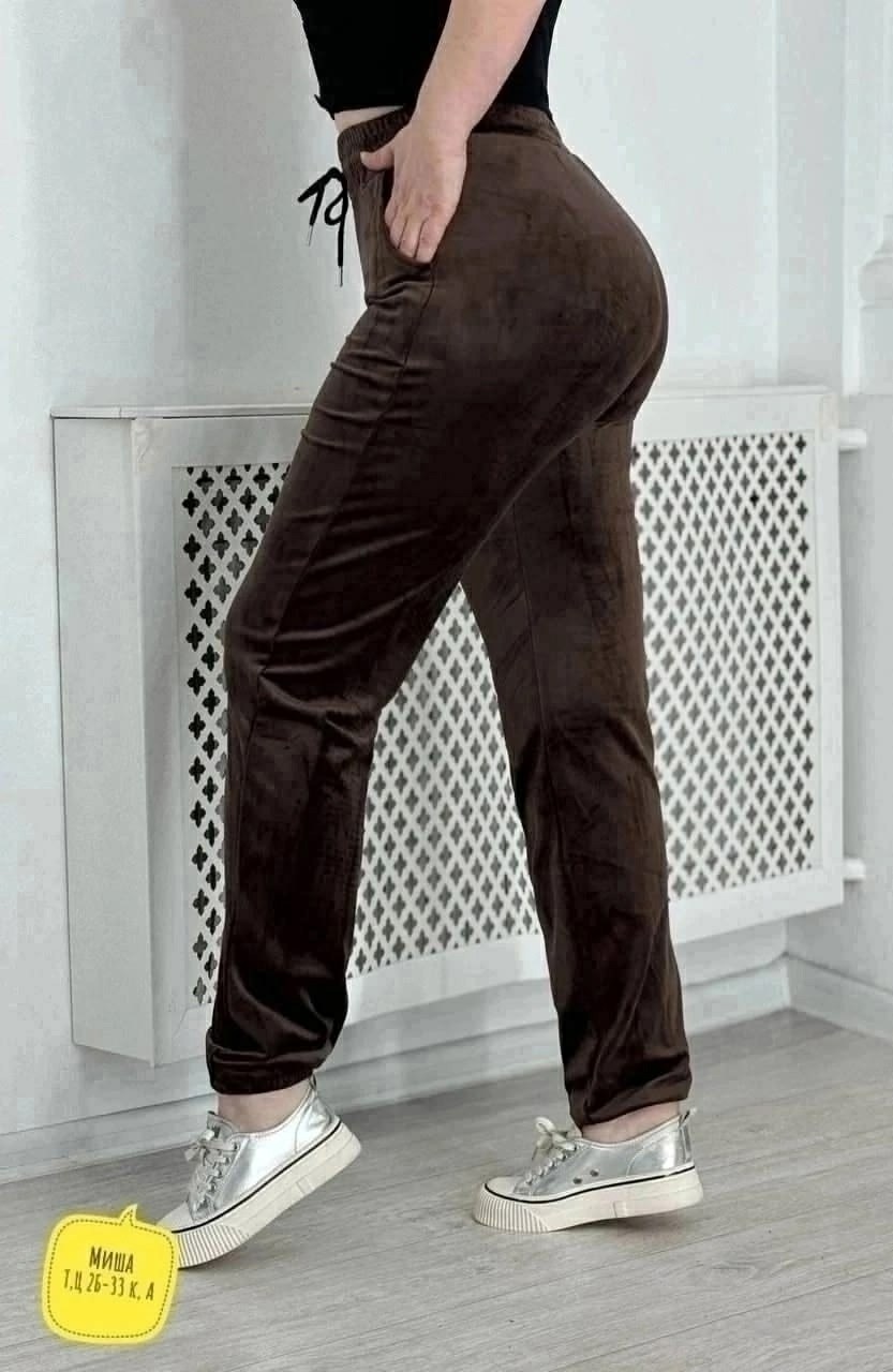 брюки велюр,брюки велюровые,брюки штаны велюровые женские арт. 11600824,брюки из велюра,штаны женские