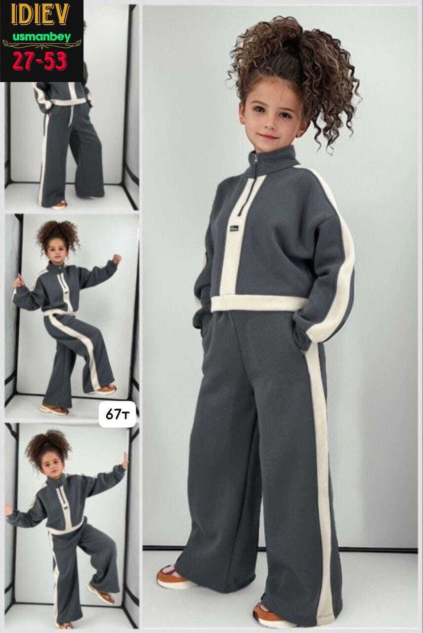 детский костюм из футера,детские спортивные костюмы,костюм спортивный для девочек,костюм стильный,костюм двойка детский