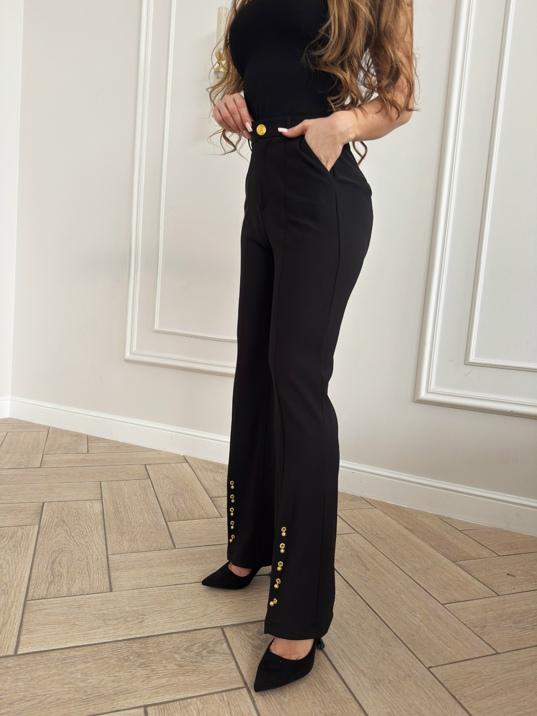 классические брюки клеш,брюки клеш черные,брюки черные,брюки клеш,модные брюки