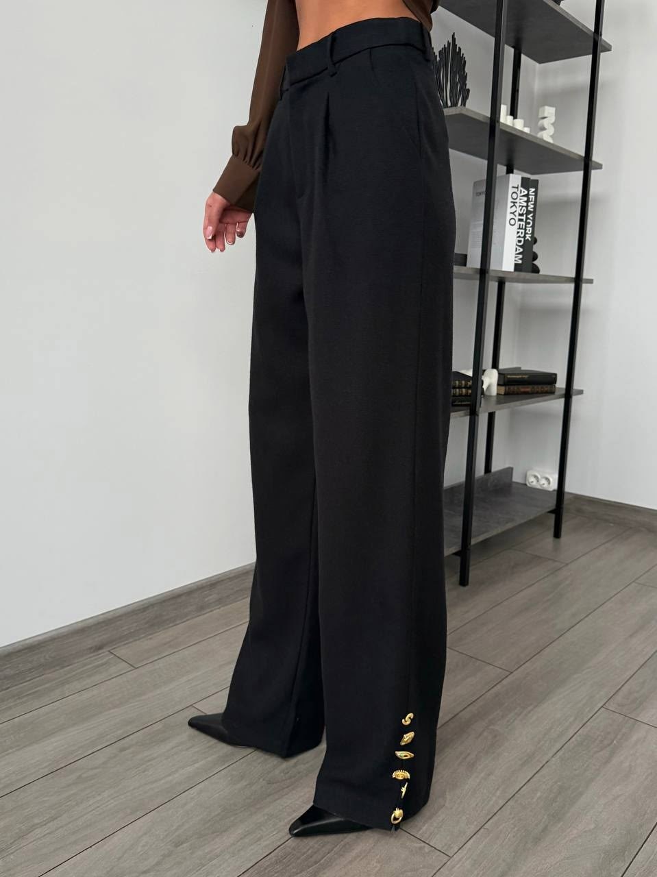 брюки палаццо,классические брюки палаццо,брюки палаццо классические широкие,женские стильные брюки-палаццо черные,брюки женские палаццо классические широкие прямые