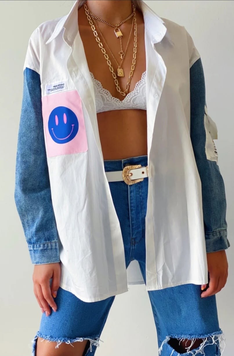 рубашка женская,джинсовая мода,повседневная блуза,рубашка блузка