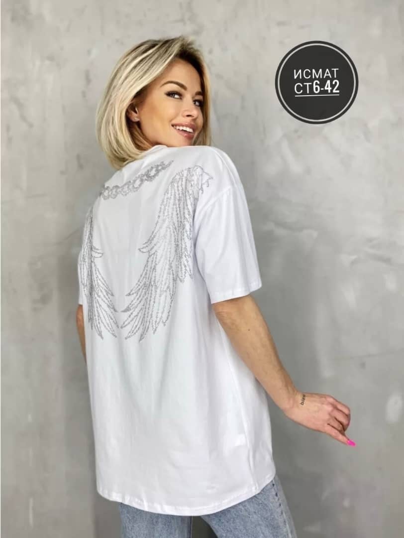футболка базовая со стразами оверсайз abidov style,футболка оверсайз со стразам,женская футболка оверсайз со стразами,футболка базовая со стразами оверсайз,футболки женская оверсайз