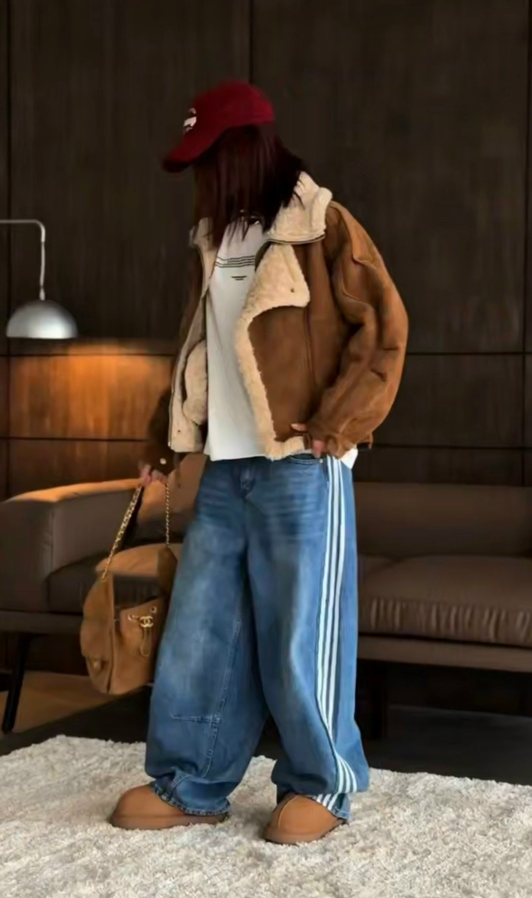 дубленка оверсайз,зимняя мода,мода стиль,замшевая куртка