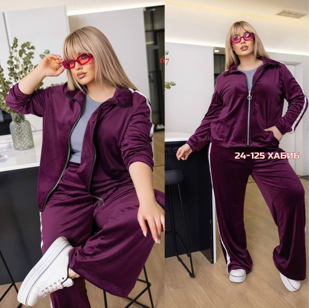 костюм спортивный,костюм велюровый больших размеров granat fashion,костюм велюр,велюровый спортивный костюм,велюровый костюм