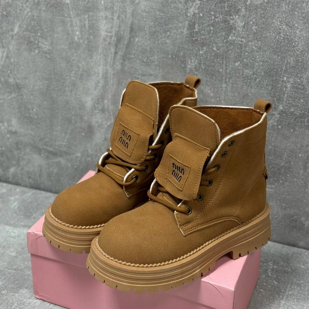 ботинки замшевые miu miu,зимние ботинки замшевые miu miu,ботинки miu miu,ботинки женские miu miu,