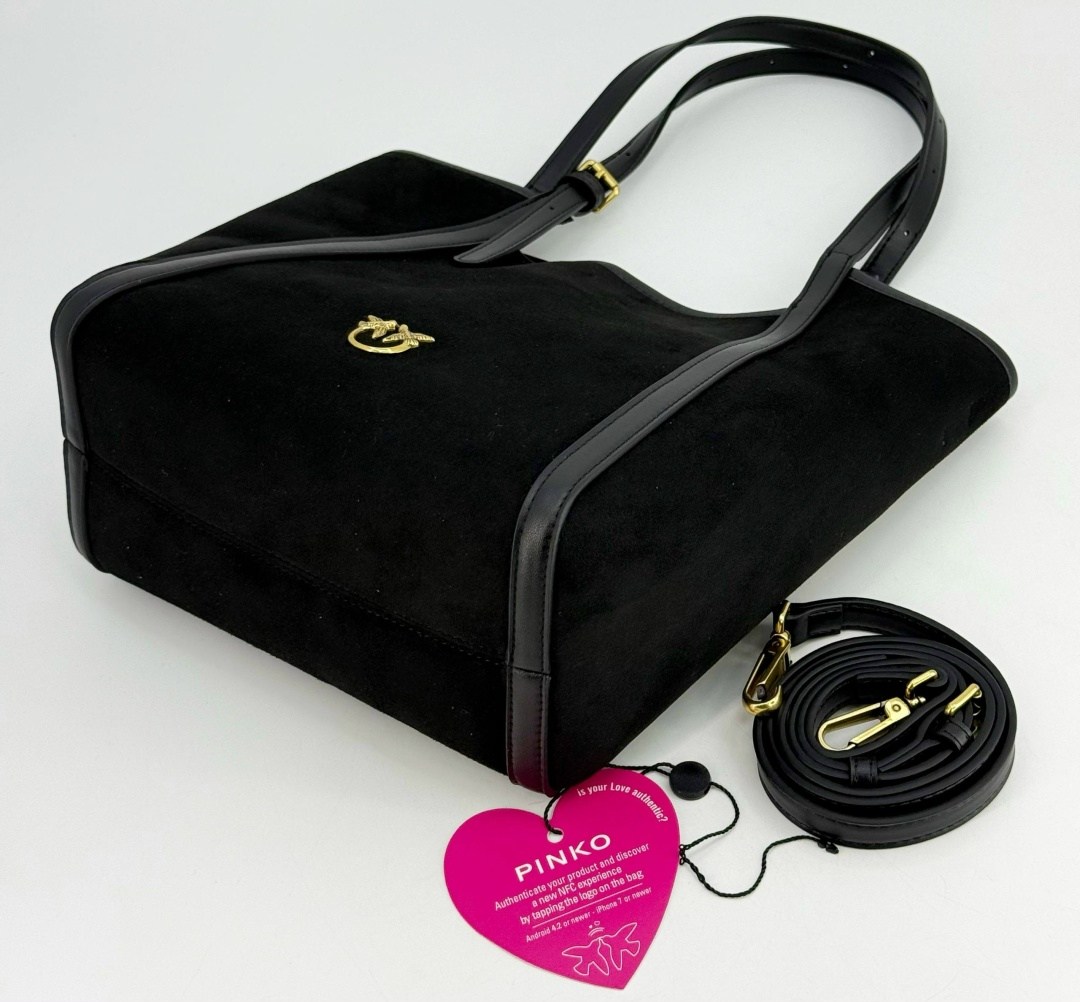 сумка женская pinko пинко из замши люкс,сумка замшевая,сумка замшевая pinko черная,сумка pinko,сумка на плечо замшевая leaf hobo big