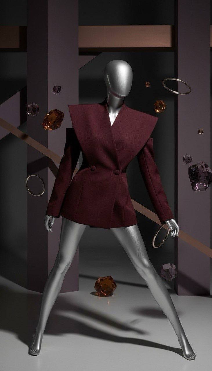 дизайн костюма,современная мода,жакет с архитектурными плечами,дизайнерская одежда