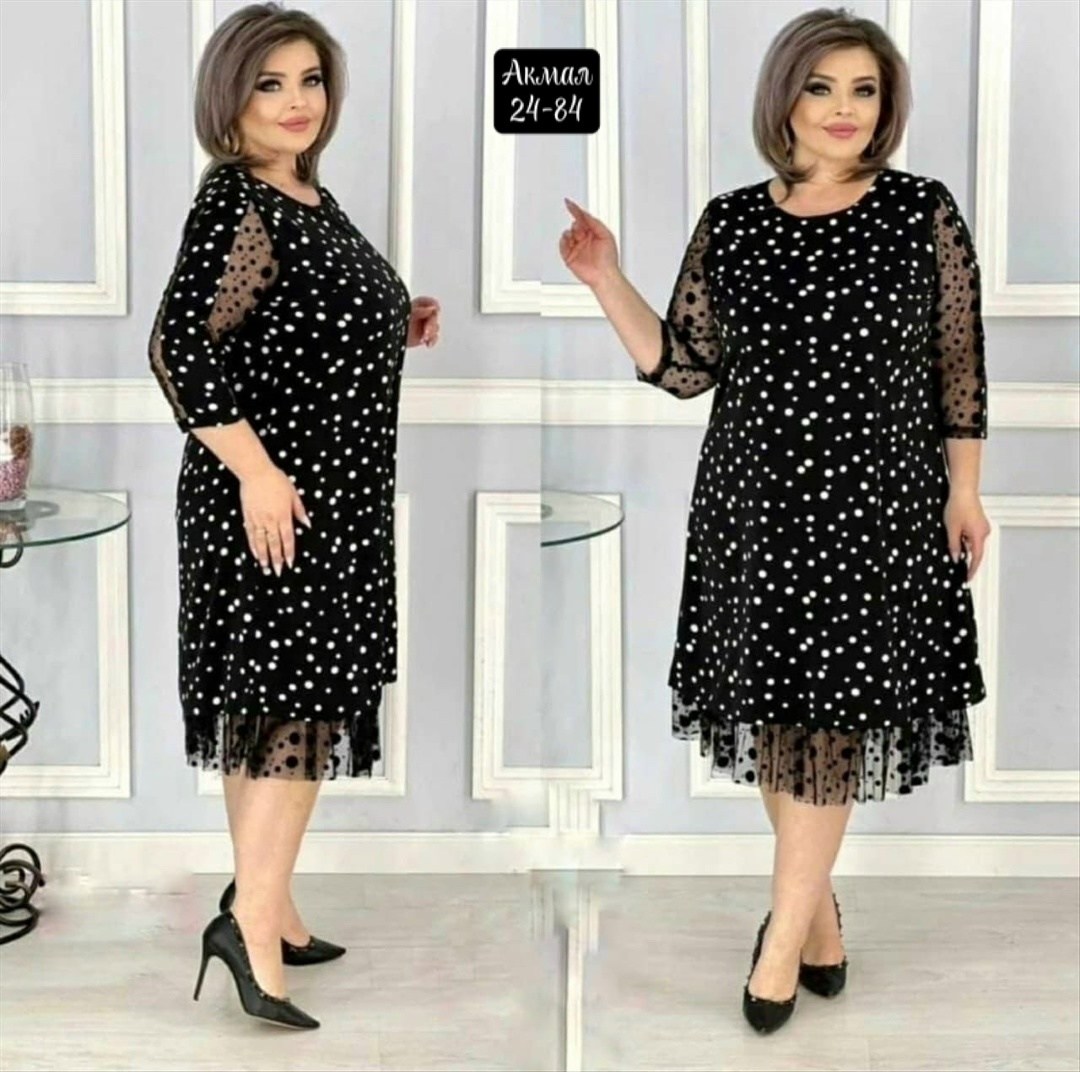 платье женское праздничное больших размеров,платье больших размеров в горошек,платье вечернее больших размеров нарядное в горошек,вечернее платье больших размеров нарядное в горошек saliya brand,плать