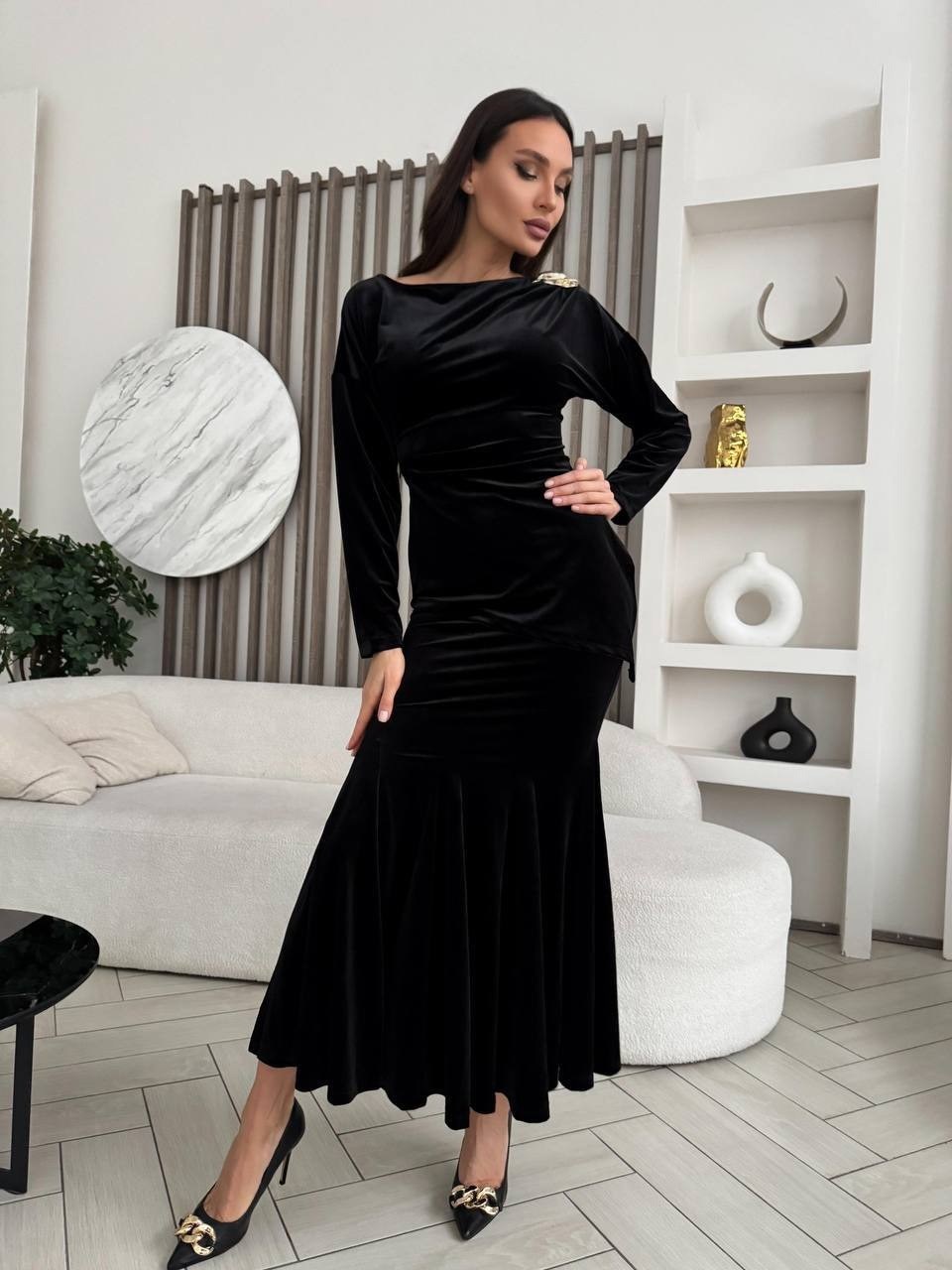 велюровое платье,золла изумрудное бархатное платье,женское вельветовое платье articat,велюровое платье макси с длинным рукавом,платье черное