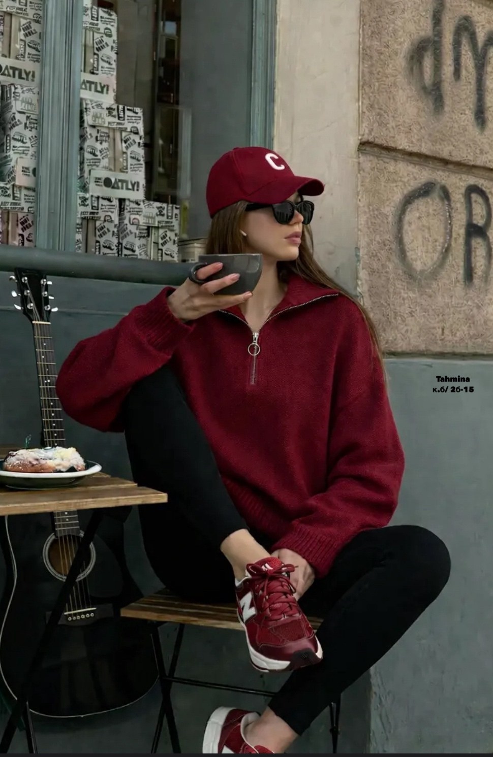 свитер оверсайз на молнии полузамок,свитер оверсайз с горлом вязаный на молнии,женские кофты,свитер вязаный поло на молнии с горлом оверсайз amore chic,свитера женские