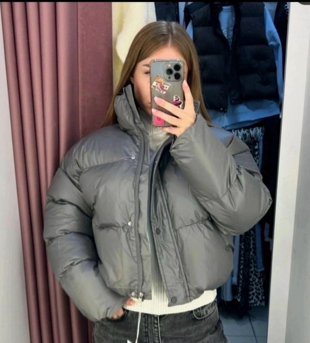 куртка оверсайз,куртка женская короткая,короткий пуховик,женская куртка,короткая куртка