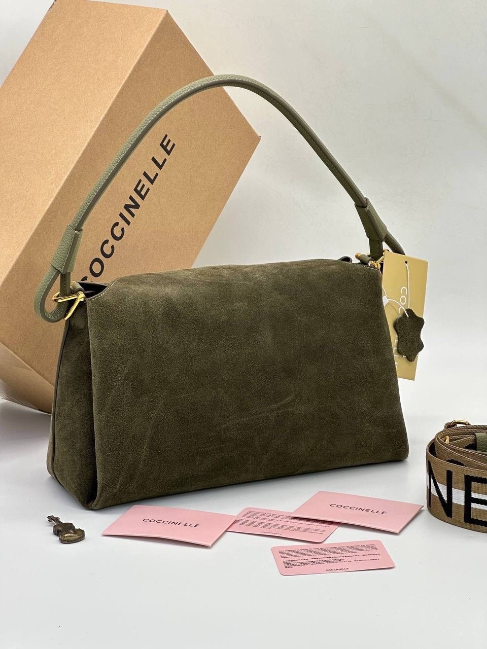 coccinelle сумка сэтчел liya suede,замшевая сумочка liya из матовой кожи coccinelle, зеленый,сумка женская brand-on из натуральной кожи и замши,сумка coccinelle натуральная замша,сумка coccinelle spri
