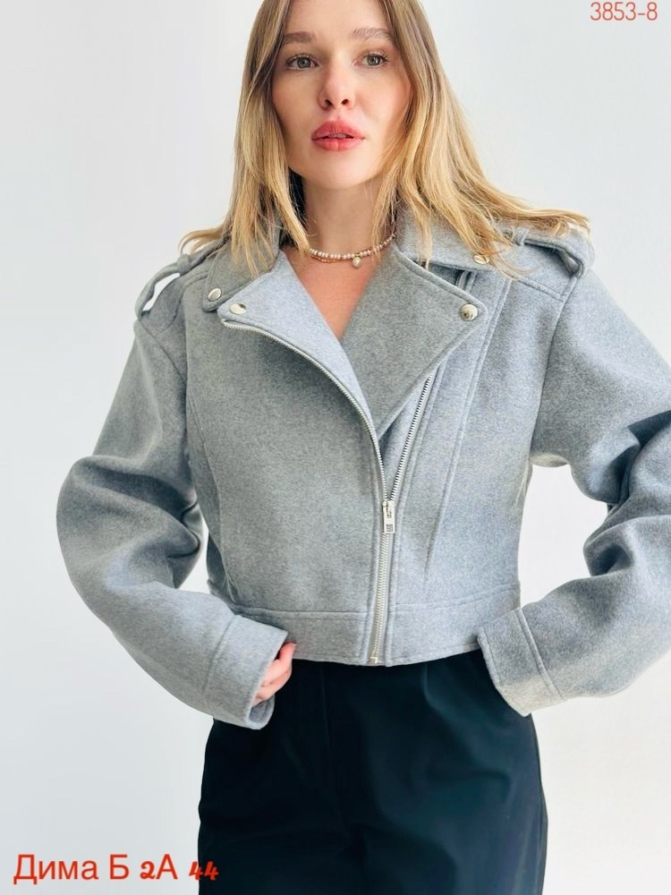 косуха куртка укороченная оверсайз из ткани цвет светло-серый,куртка косуха,куртка косуха женская,женская косуха,женская куртка