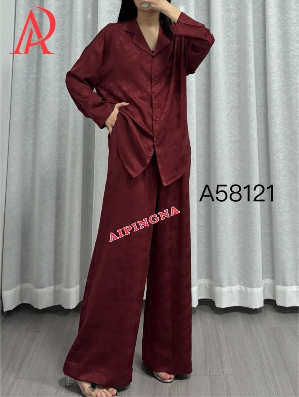 пижама женская,пижама домашний костюм,женские брючные костюмы,шелковая пижама