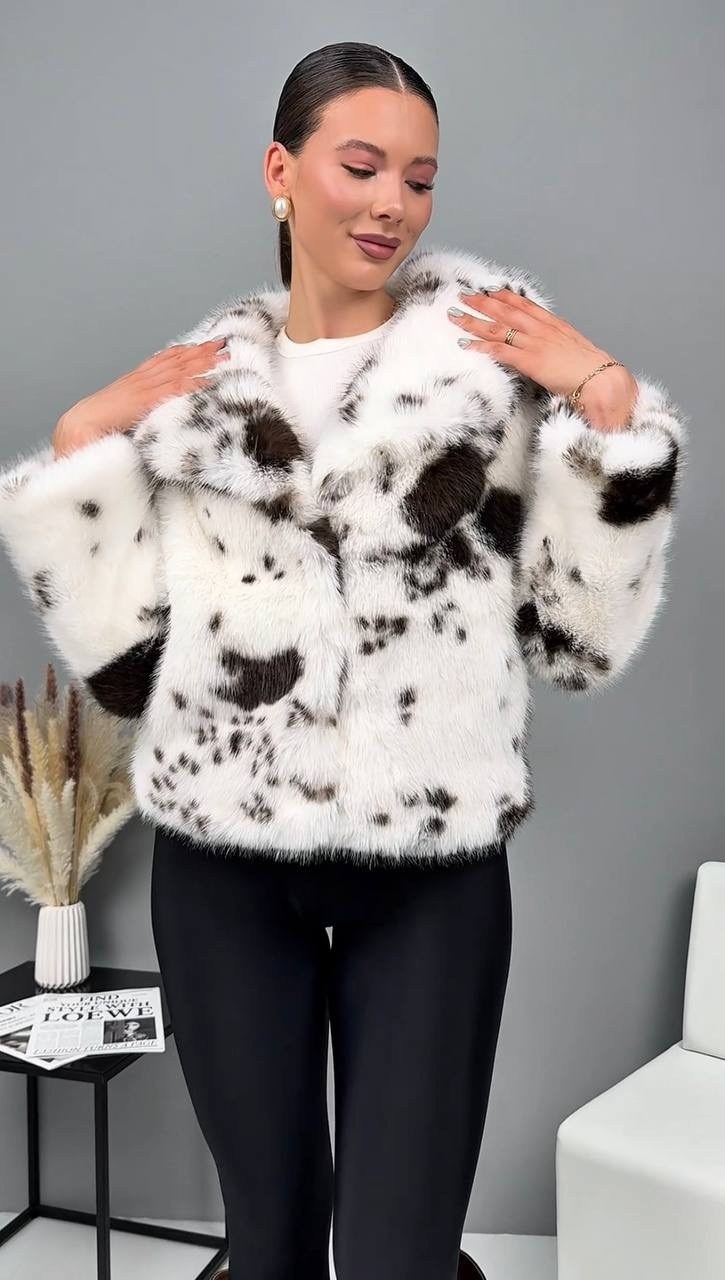 шуба искусственная экошуба зимняя,женская шуба,шуба из экомеха рысь krutyshka_star,шубка,шуба из эко меха