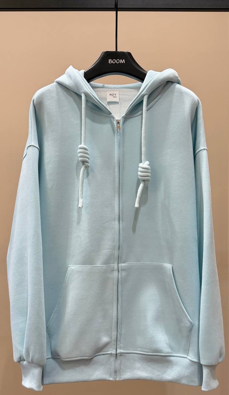 толстовка женская,толстовка на молнии,голубая толстовка,кофта толстовка,толстовки худи