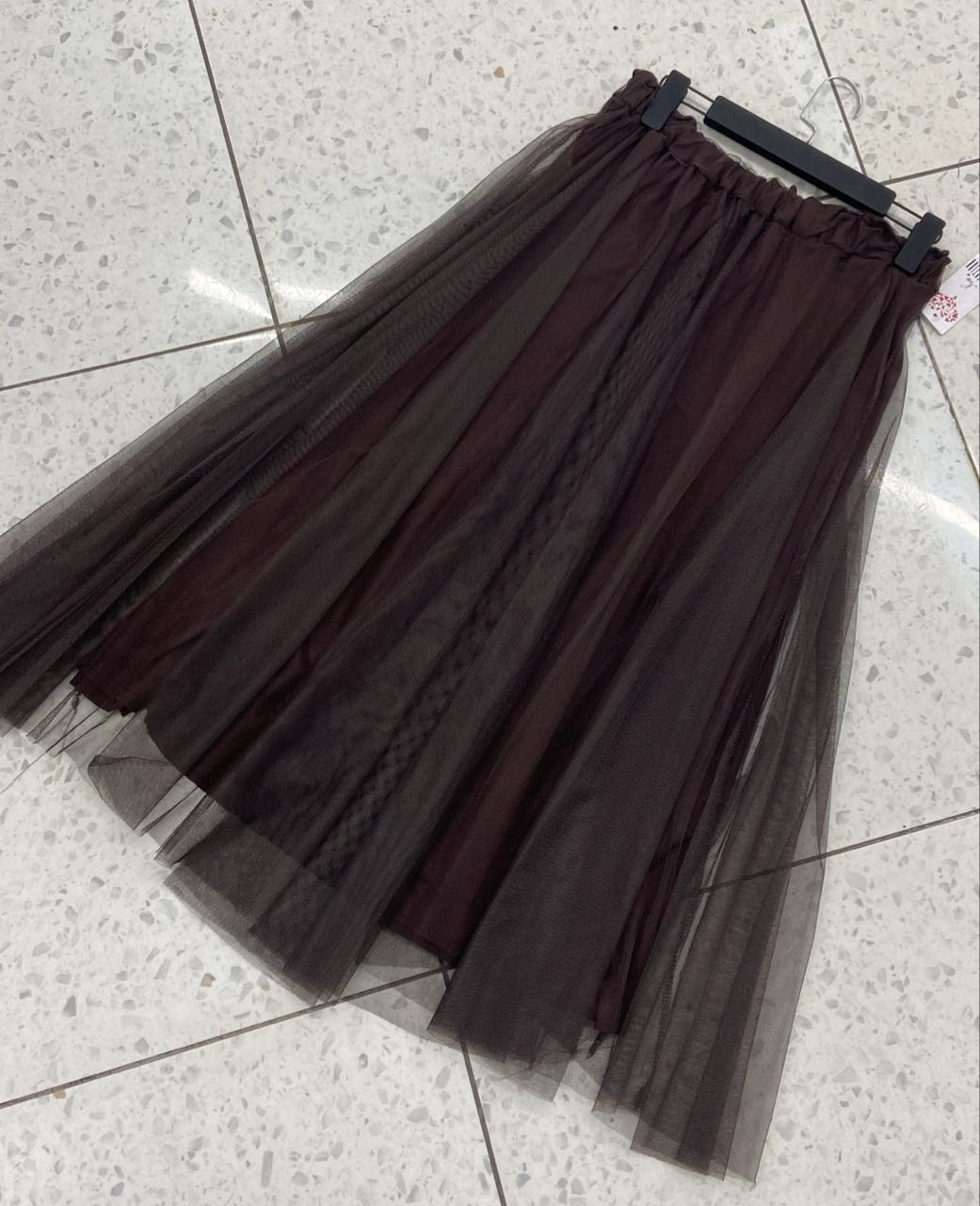 женская плиссированная юбка,юбка из тюли,длинная юбка из тюля,юбка,юбка плиссе с сеткой