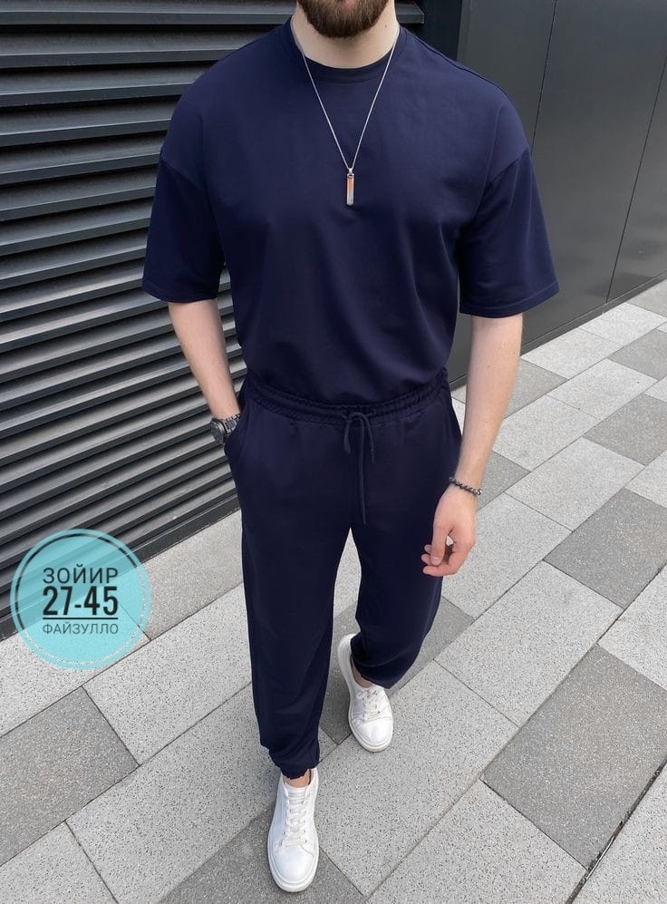 костюм мужской спортивный,костюм мужской повседневный,костюм с футболкой и брюками,костюм для мужчин,мужской костюм двойка