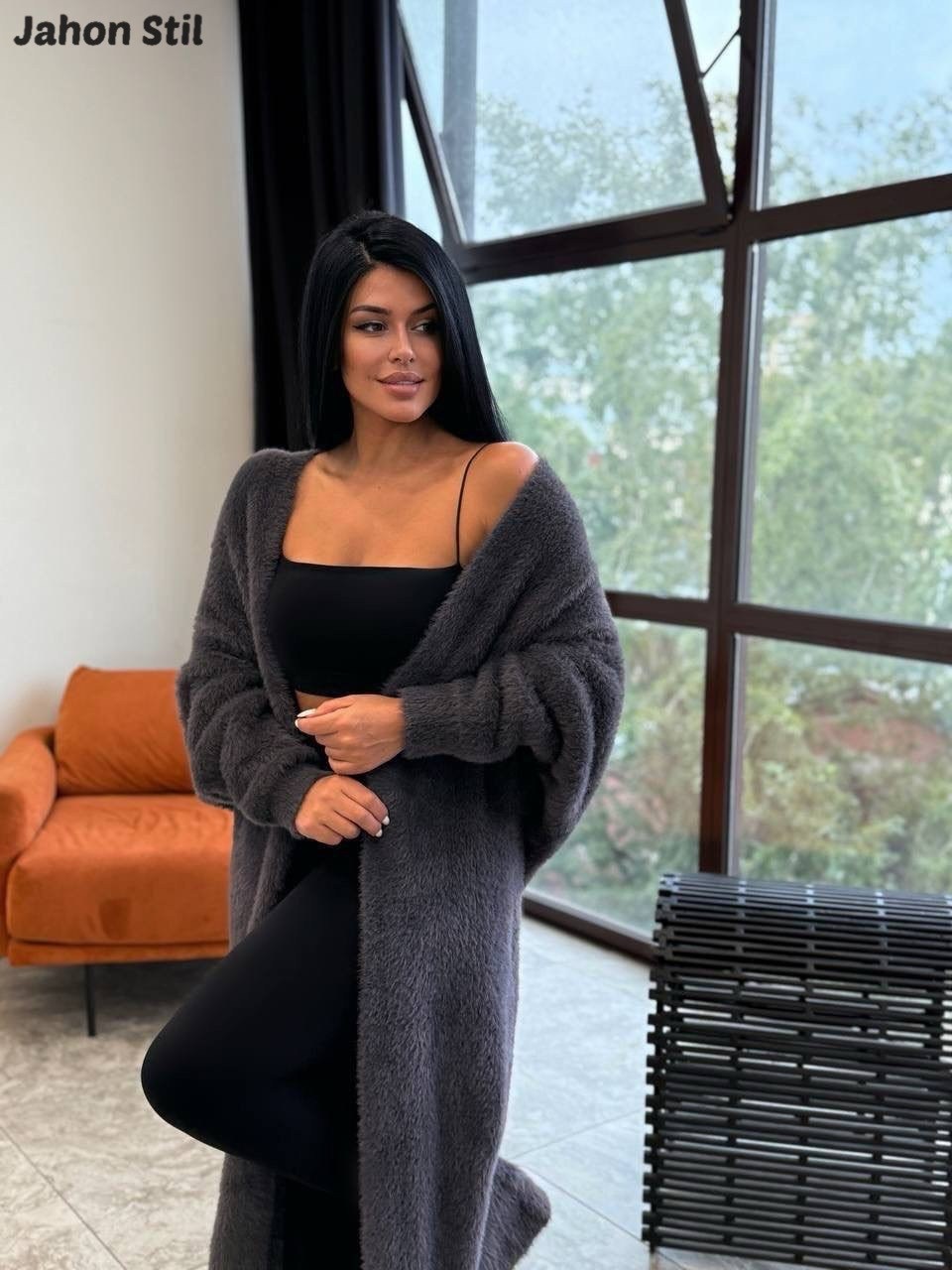 кардиган,кардиган длинный,кардиган пушистый,кардиган длинный белый vernaya,кардиган женский длинный теплый