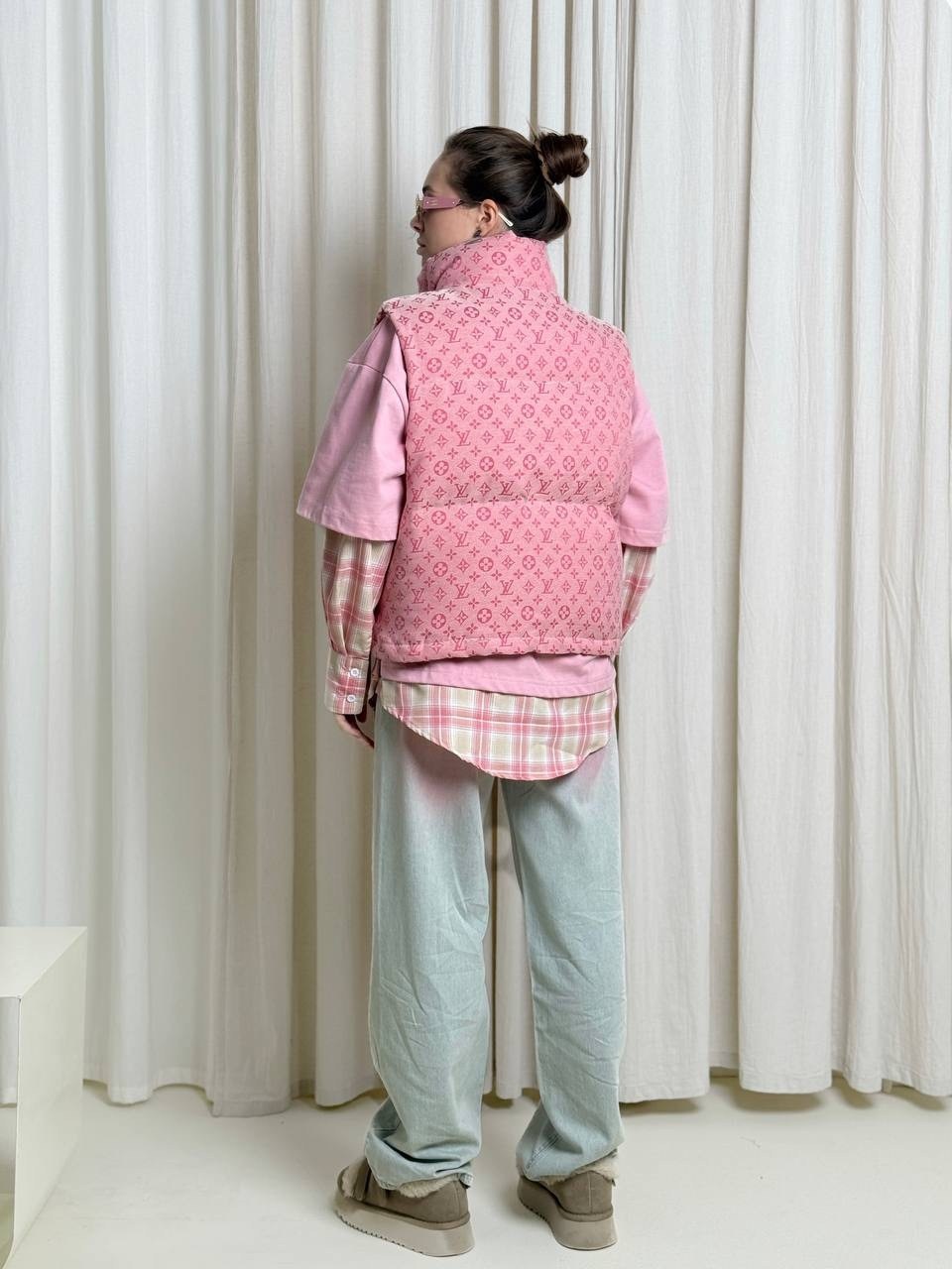 женская жилетка,стильные костюмы,жилетка,жилет женский,розовая жилетка