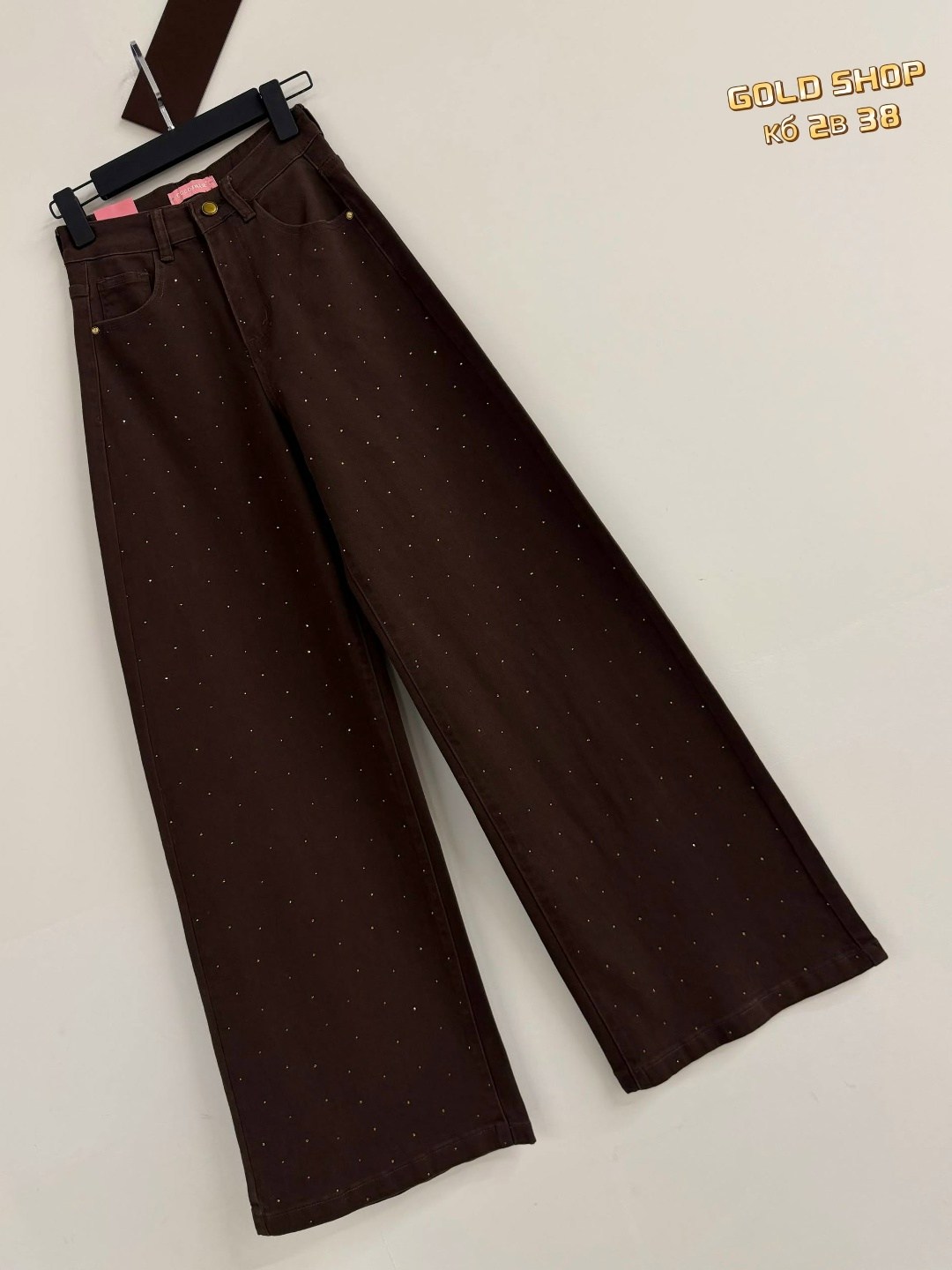 джинсы женские,джинсы со стразами,джинсы широкого кроя со стразами, коричневый,брюки джинсы,джинсы женские широкие