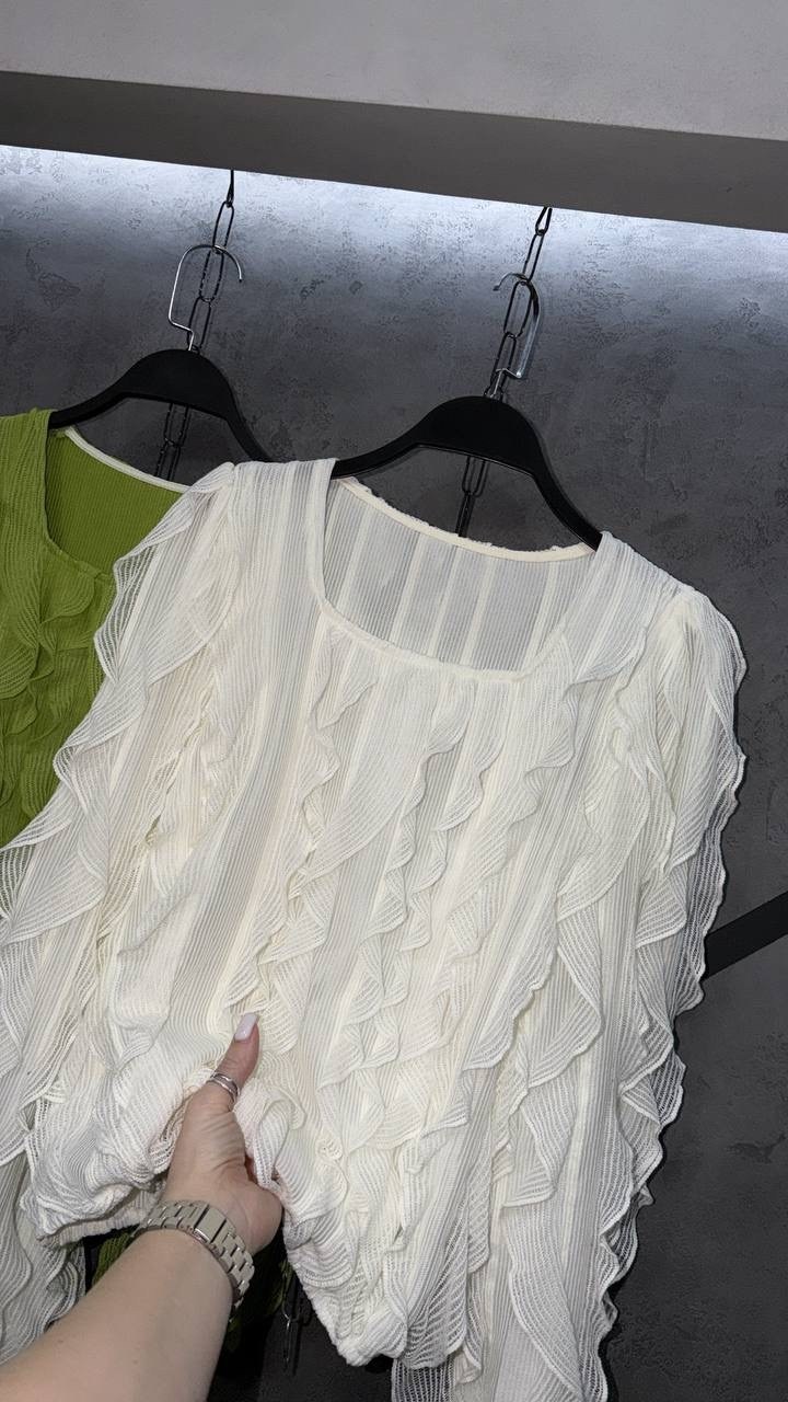 блузка с оборками,женская шифоновая блузка с оборками,блузка с рюшами,шифоновая блузка,блузка zanzea женская с оборками