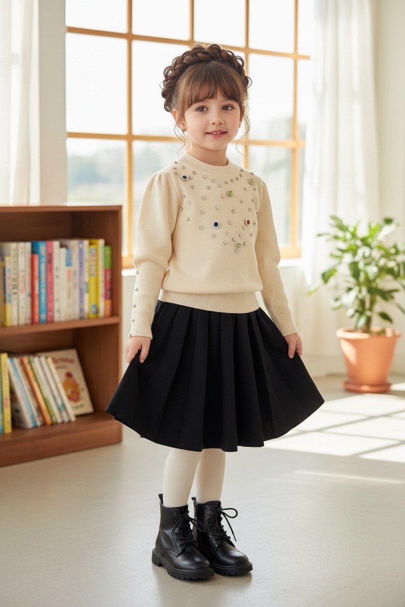 свитер для девочки,юбка для девочек,детский свитер,вязаный свитер для девочек,свитер кофта