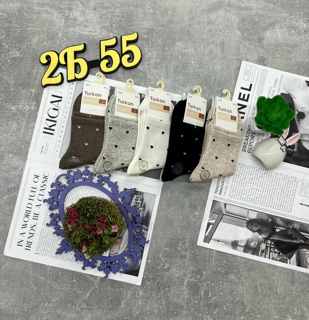 носки женские 10 пар,носки женские 10 пар разного цвета,носки женские,комплект носков женских turkan 100245 белый; коричневый; черный 36-41,носки набор 10 пар горошек кофейные хлопковые turkan