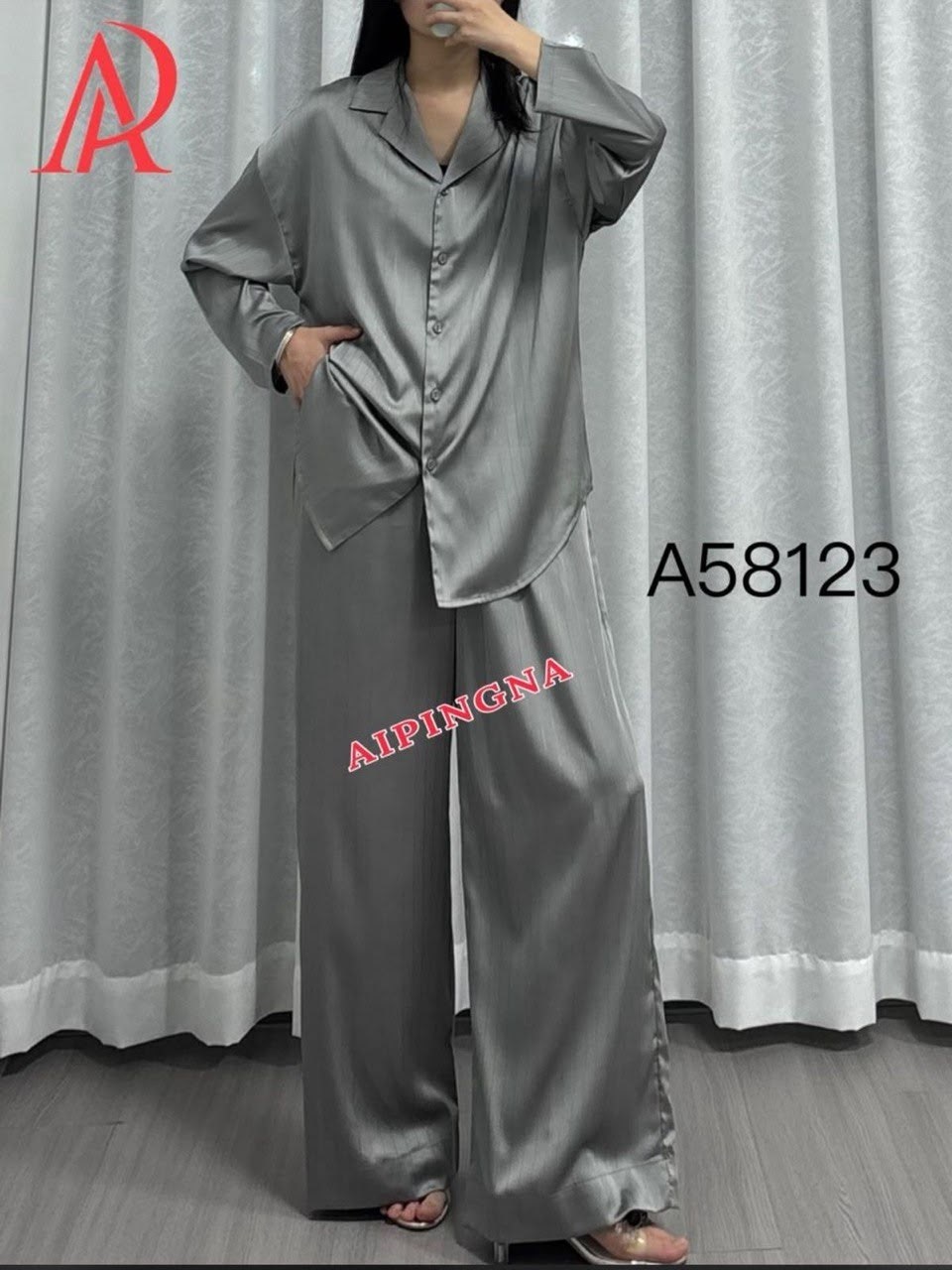 пижама женская,пижама домашний костюм,женские брючные костюмы,шелковая пижама