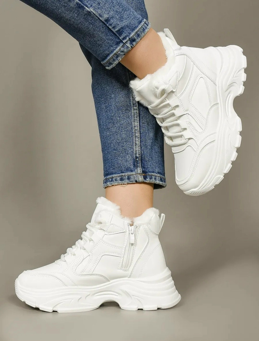 кроссовки зимние с мехом на толстой подошве ovvo цвет белый,кроссовки женские с мехом зимние,кроссовки зимние с мехом на толстой подошве ovvo,кроссовки зимние с мехом на высокой платформе ovvo цвет бе