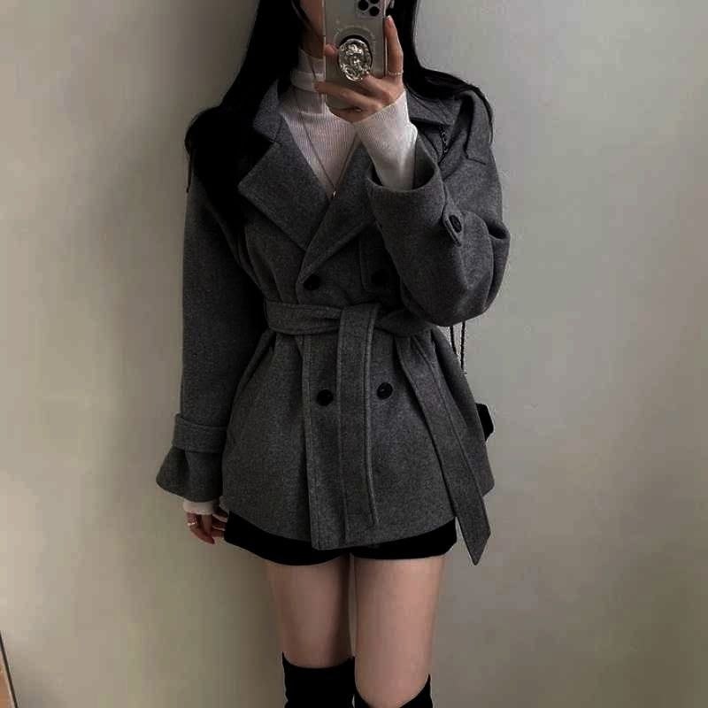 полупальто,стильное пальто,пальто beautiful free 7018 серый меланж,женское пальто,пальто классическое