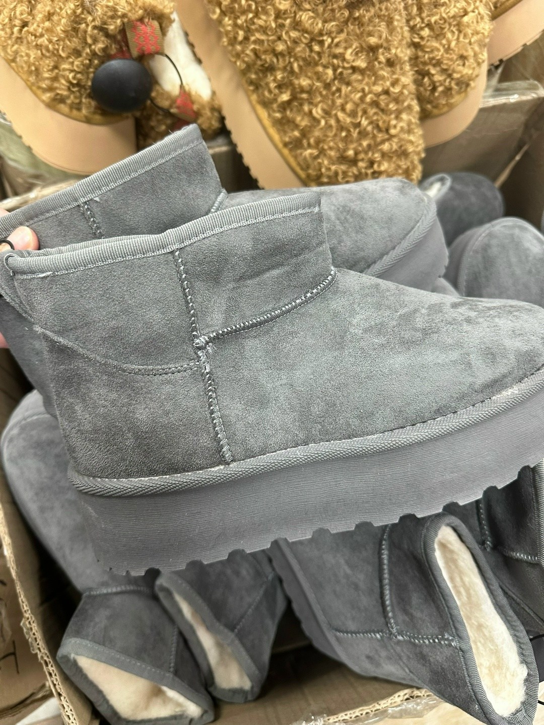 угги женские,,угги размер 23,5 темно-серый,угги ugg женские,угги