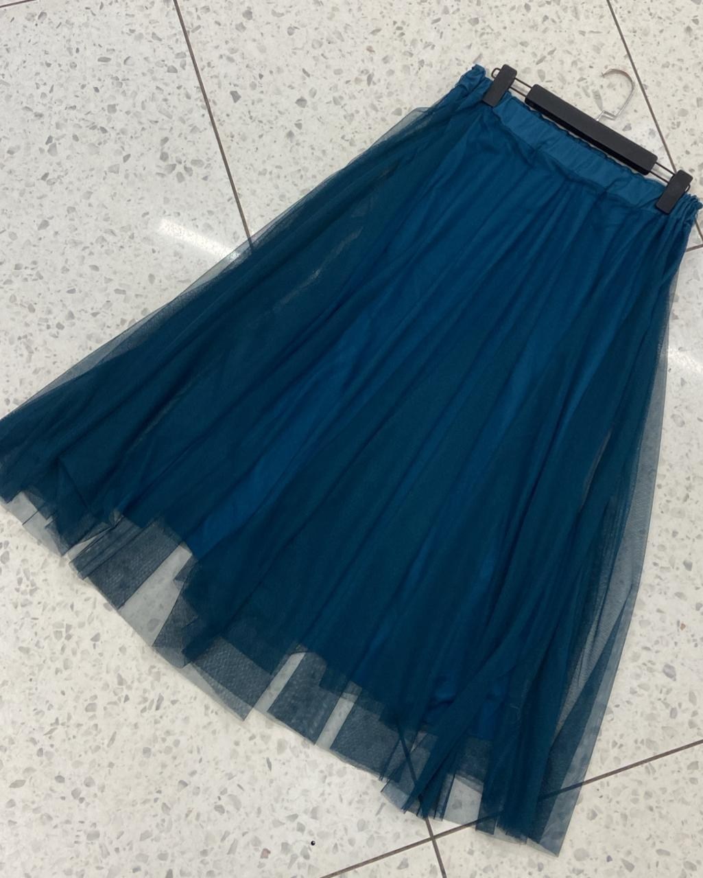 женская плиссированная юбка,юбка из тюли,длинная юбка из тюля,юбка,юбка плиссе с сеткой