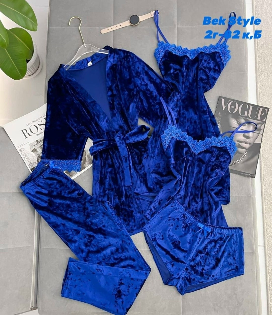 пижама женская комплект 5 в 1,пижама велюр,женская пижама комплект,женская велюровая пижама для сна mga-home 182116967,велюровые пижамы