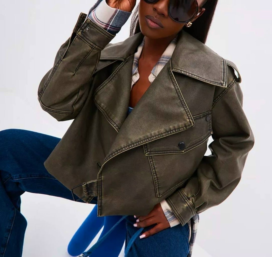 куртка косуха женская,косуха оверсайз кожаная куртка серая винтажная aftfbasic,косуха кожаная куртка весенняя укороченная fashionboom,косуха женская куртка кожаная oversize,косуха кожаная куртка укоро