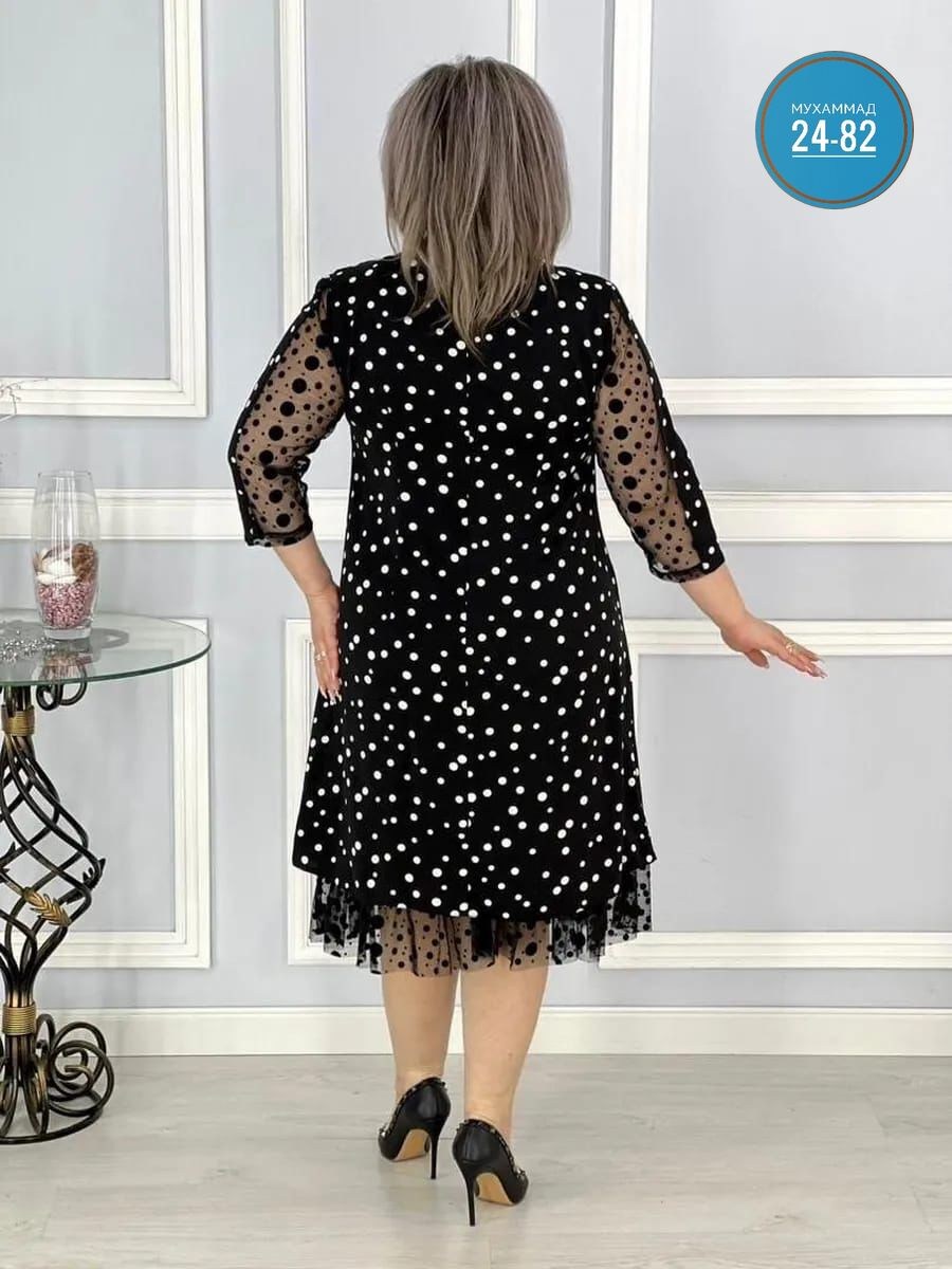 платье женское праздничное больших размеров,вечернее платье больших размеров нарядное в горошек saliya brand,платье вечернее больших размеров нарядное в горошек,платье женская,платье больших размеров